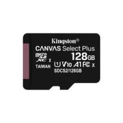 MEM.KINGSTON MICRO SD 128GB CANVAS 100/85 MB/S