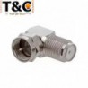 CONECTOR F COAXIAL 90º