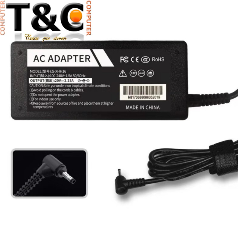 CARG.ALT LENOVO 20V - 2.25A - 4.0X1,7MM