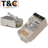 BOLSA 1000 RJ-45 BLINDADOS CAT 6