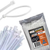 AMARRAS PLASTICAS 2.5X160 Blanco x100un