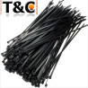 AMARRAS PLASTICAS 4,8x250 Negras 100un