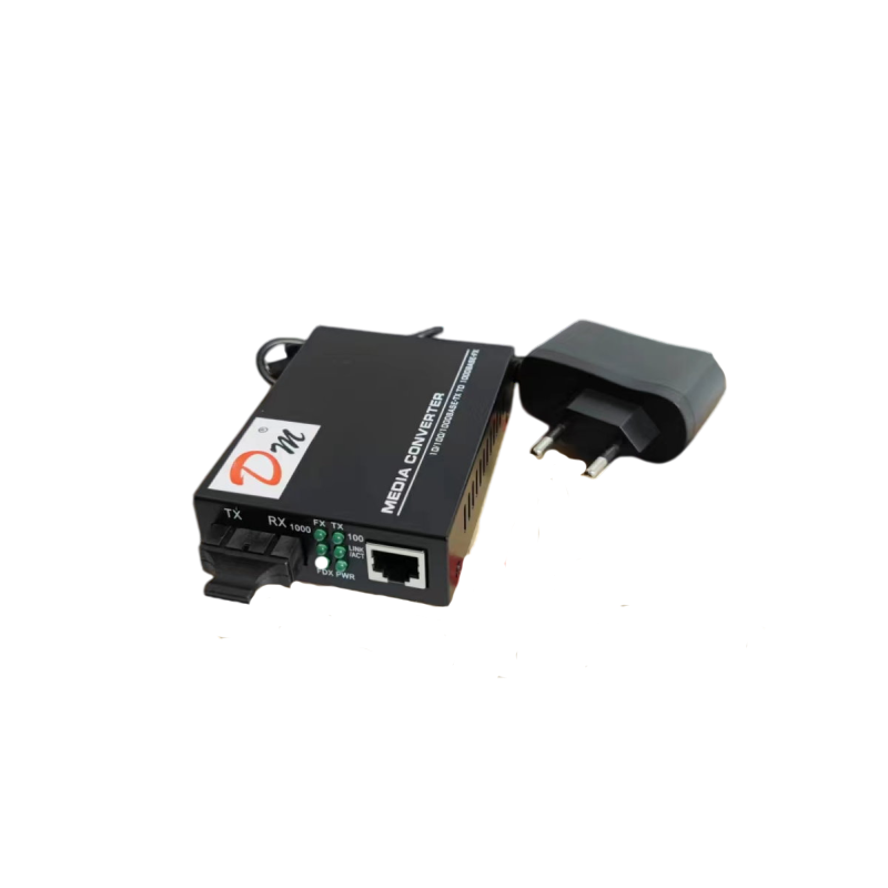 Convertidor Ethernet De Fibra Sc Dual Monomodo, 1000M Transceptor HTB-GM-03-2KM SC SX/LX