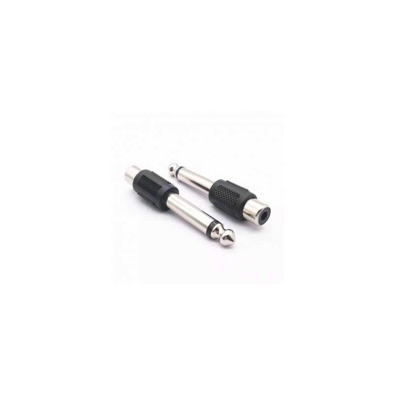 ADAPTADOR RCA A JACK 6.5 MONO