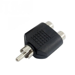 ADAPT. PLUG RCA A 2 JACK RCA