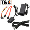 ADAPT. DISCOS 2,5"/3,5"-SATA USB C/FUENTE