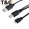CABLE Y USB 3.0 - 53CM