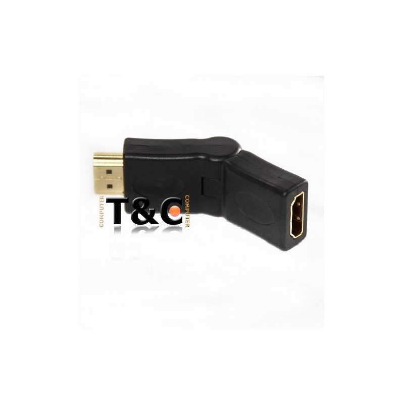 ADAPT. CONECTOR HDMI H/Macho 180º