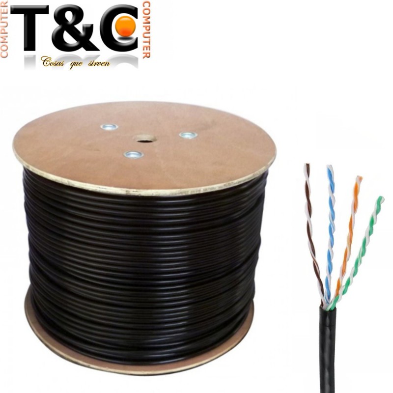 CABLE UTP EXTERIOR CAT 5E 305MTS ULINK