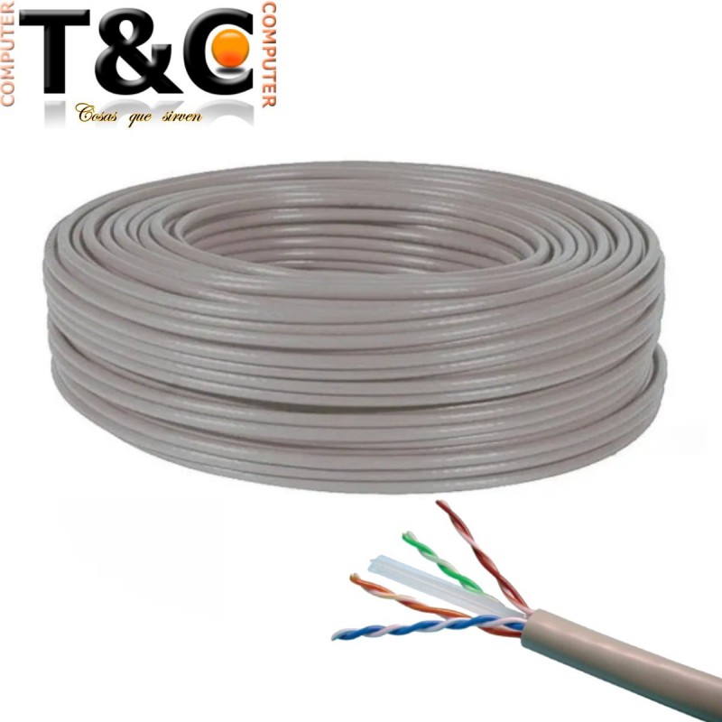 ROLLO 50 MTS UTP INTERIOR CAT 6 100% COBRE