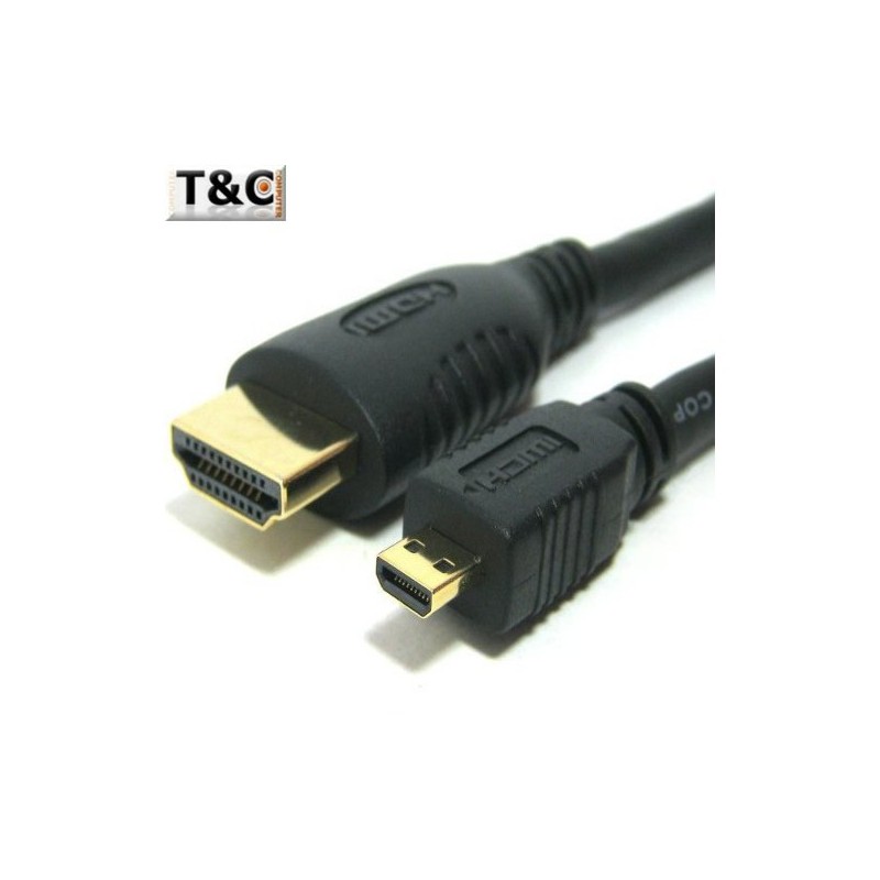 CABLE HDMI/HDMI MICRO(D) 1.5cm.