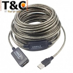 CABLE EXT. USB ACTIVO 15 MTS.