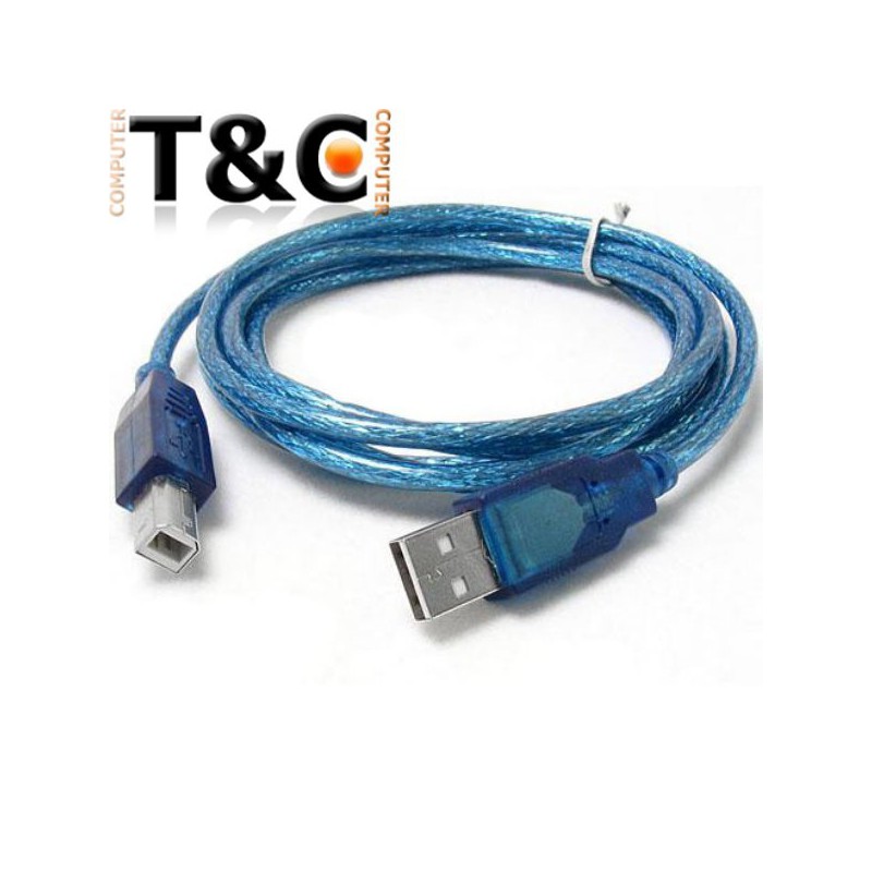 CABLE USB 2.0 IMPRESORA 1.5 MTS AZUL