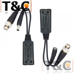 BALUN CCTV RJ45 A BNC+DC