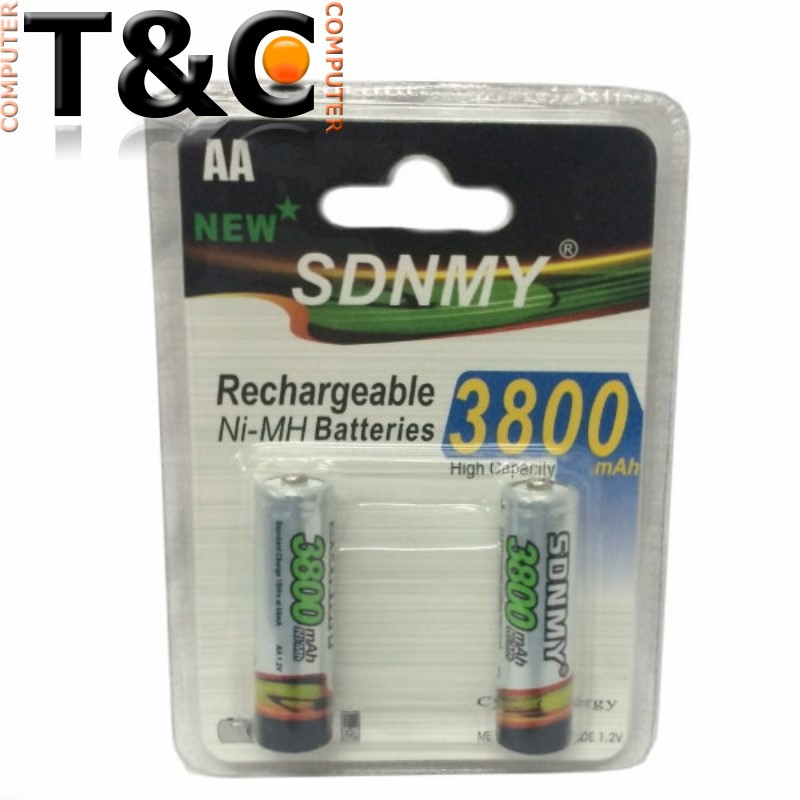 PILA RECARG. AA SET X 2 - 3800MAH SDNMY