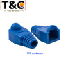 BOLSA 100 CAPUCHONES RJ-45 AZUL