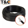 ROLLO 50 MTS UTP CAT 5E EXTERIOR+CORRIENTE