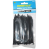 AMARRAS PLAST. 2.5X100MM NEGRA 100U